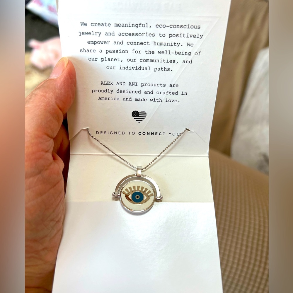 Alex and Ani Meditating Eye necklace